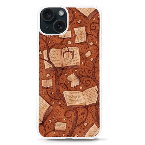 Retro Education Texture, Creative Education Background iPhone 15 TPU UV Print Case from ArtsNow.com Front