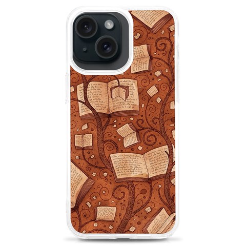 Retro Education Texture, Creative Education Background iPhone 15 Plus TPU UV Print Case from ArtsNow.com Front