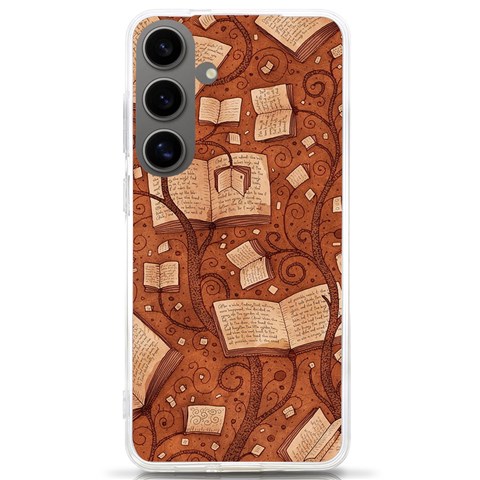 Retro Education Texture, Creative Education Background Samsung Galaxy S24 Ultra 6.9 Inch TPU UV Case from ArtsNow.com Front