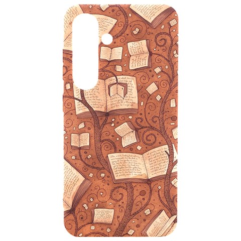 Retro Education Texture, Creative Education Background Samsung Galaxy S24 6.2 Inch Black TPU UV Case from ArtsNow.com Front