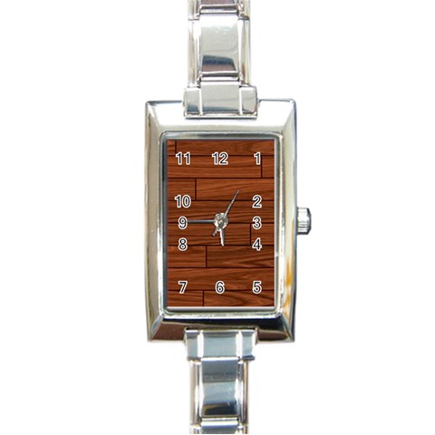 Seamless Wooden Planks Brown Wooden Background Rectangle Italian Charm Watch from ArtsNow.com Front