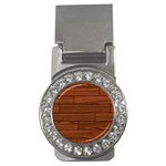 Seamless Wooden Planks Brown Wooden Background Money Clips (CZ) 