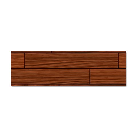 Seamless Wooden Planks Brown Wooden Background Sticker (Bumper) from ArtsNow.com Front