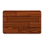 Seamless Wooden Planks Brown Wooden Background Magnet (Rectangular)