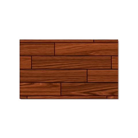 Seamless Wooden Planks Brown Wooden Background Sticker Rectangular (100 pack) from ArtsNow.com Front