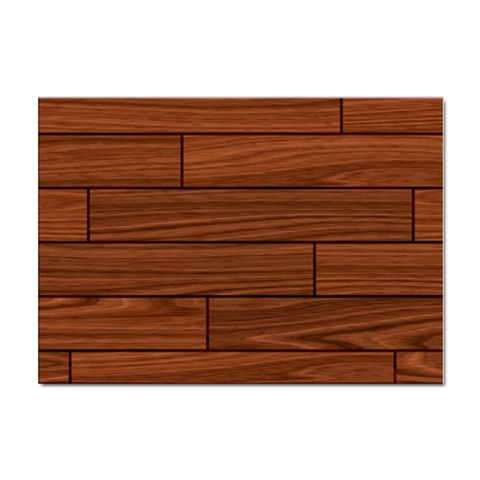 Seamless Wooden Planks Brown Wooden Background Sticker A4 (100 pack) from ArtsNow.com Front