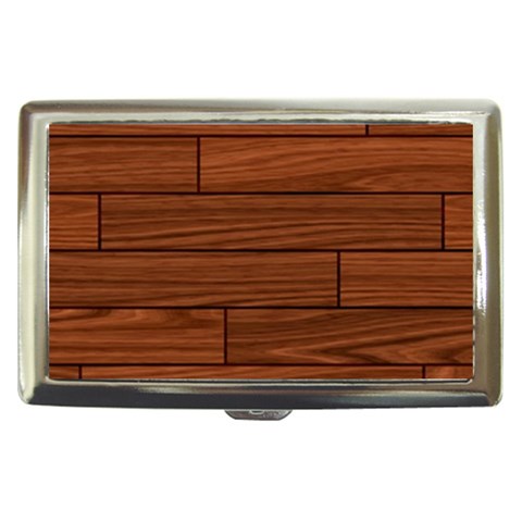 Seamless Wooden Planks Brown Wooden Background Cigarette Money Case from ArtsNow.com Front