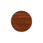 Seamless Wooden Planks Brown Wooden Background Golf Ball Marker (4 pack)