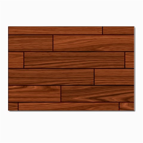 Seamless Wooden Planks Brown Wooden Background Postcard 4 x 6  (Pkg of 10) from ArtsNow.com Front