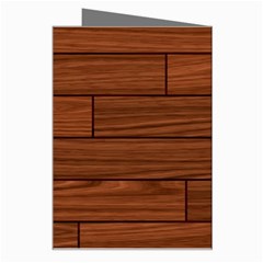 Seamless Wooden Planks Brown Wooden Background Greeting Card from ArtsNow.com Right