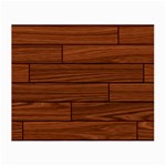 Seamless Wooden Planks Brown Wooden Background Small Glasses Cloth (2 Sides)