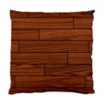 Seamless Wooden Planks Brown Wooden Background Standard Cushion Case (One Side)