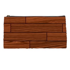 Seamless Wooden Planks Brown Wooden Background Pencil Case from ArtsNow.com Front