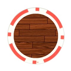 Seamless Wooden Planks Brown Wooden Background Poker Chip Card Guard (10 pack) from ArtsNow.com Back