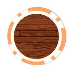 Seamless Wooden Planks Brown Wooden Background Poker Chip Card Guard (10 pack) from ArtsNow.com Back