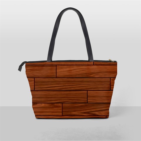 Seamless Wooden Planks Brown Wooden Background Classic Shoulder Handbag from ArtsNow.com Back