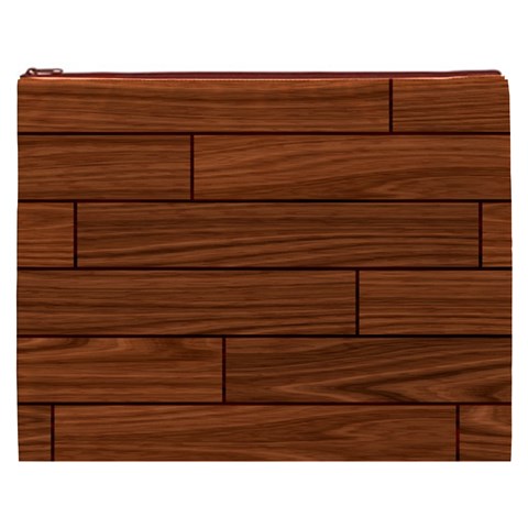 Seamless Wooden Planks Brown Wooden Background Cosmetic Bag (XXXL) from ArtsNow.com Front