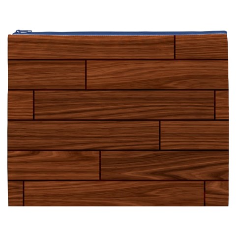 Seamless Wooden Planks Brown Wooden Background Cosmetic Bag (XXXL) from ArtsNow.com Front