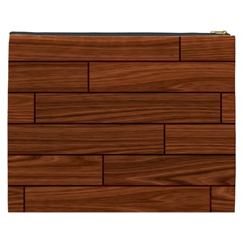 Seamless Wooden Planks Brown Wooden Background Cosmetic Bag (XXXL) from ArtsNow.com Back