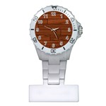 Seamless Wooden Planks Brown Wooden Background Plastic Nurses Watch