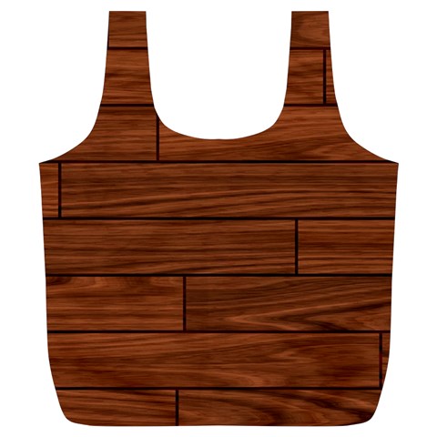 Seamless Wooden Planks Brown Wooden Background Full Print Recycle Bag (XL) from ArtsNow.com Front