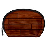 Seamless Wooden Planks Brown Wooden Background Accessory Pouch (Large)