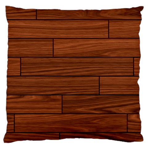 Seamless Wooden Planks Brown Wooden Background Standard Premium Plush Fleece Cushion Case (One Side) from ArtsNow.com Front