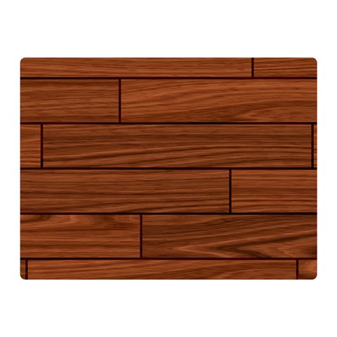 Seamless Wooden Planks Brown Wooden Background Two Sides Premium Plush Fleece Blanket (Mini) from ArtsNow.com 35 x27  Blanket Front