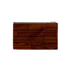 Seamless Wooden Planks Brown Wooden Background Cosmetic Bag (XS) from ArtsNow.com Back