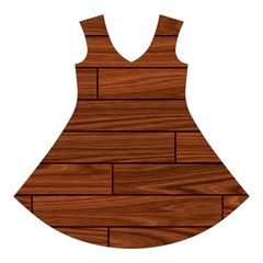 Seamless Wooden Planks Brown Wooden Background Short Sleeve V Front