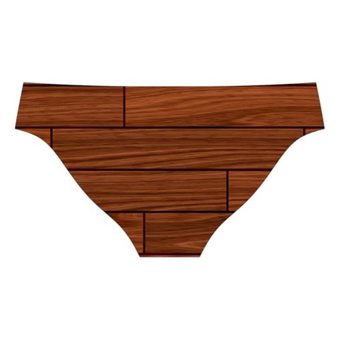 Seamless Wooden Planks Brown Wooden Background Cross Back Hipster Bikini Set from ArtsNow.com Back Under