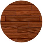 Seamless Wooden Planks Brown Wooden Background Wooden Bottle Opener (Round)