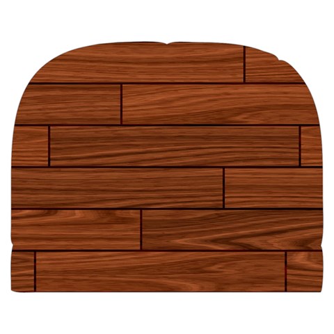 Seamless Wooden Planks Brown Wooden Background Make Up Case (Small) from ArtsNow.com Back