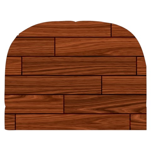 Seamless Wooden Planks Brown Wooden Background Make Up Case (Medium) from ArtsNow.com Front