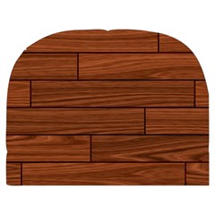 Seamless Wooden Planks Brown Wooden Background Make Up Case (Medium) from ArtsNow.com Front