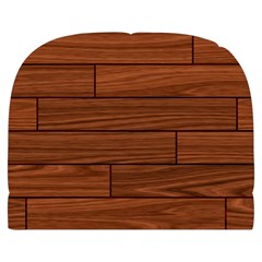 Seamless Wooden Planks Brown Wooden Background Make Up Case (Large) from ArtsNow.com Front