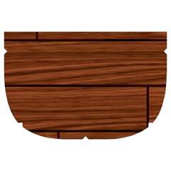 Seamless Wooden Planks Brown Wooden Background Make Up Case (Large) from ArtsNow.com Side Right