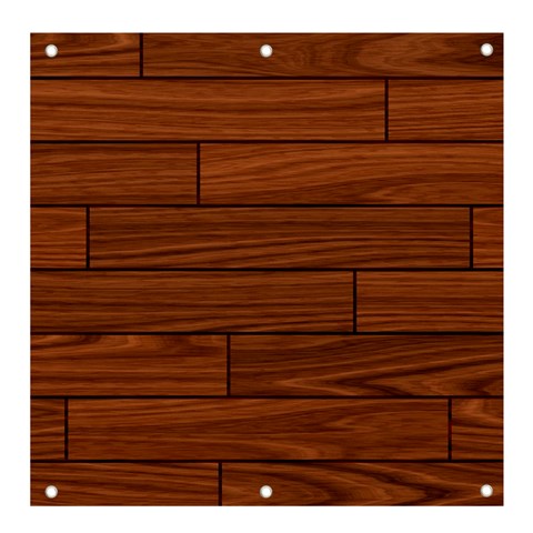 Seamless Wooden Planks Brown Wooden Background Banner and Sign 4  x 4  from ArtsNow.com Front