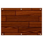 Seamless Wooden Planks Brown Wooden Background Banner and Sign 6  x 4 