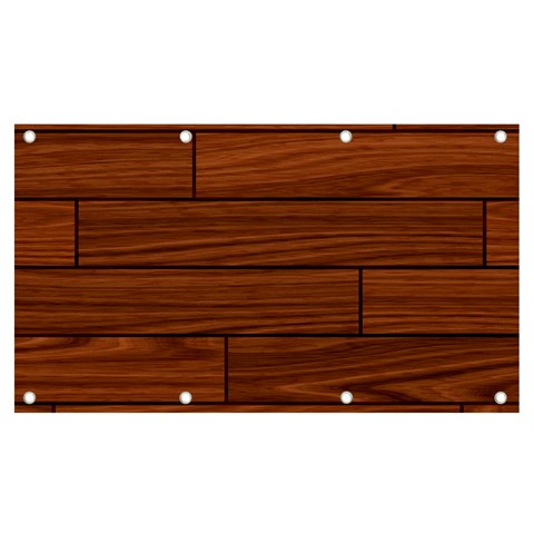 Seamless Wooden Planks Brown Wooden Background Banner and Sign 7  x 4  from ArtsNow.com Front