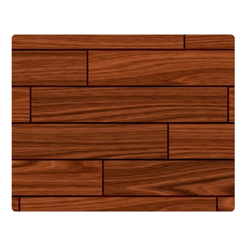 Seamless Wooden Planks Brown Wooden Background Premium Plush Fleece Blanket (Large) from ArtsNow.com 80 x60  Blanket Front