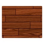 Seamless Wooden Planks Brown Wooden Background Premium Plush Fleece Blanket (Large)