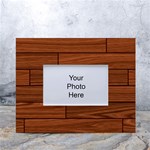 Seamless Wooden Planks Brown Wooden Background White Tabletop Photo Frame 4 x6 