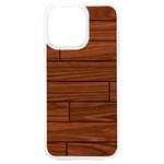 Seamless Wooden Planks Brown Wooden Background iPhone 15 Plus TPU UV Print Case