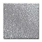 Silver Glitter Texture, Light Creative Background Tile Coaster