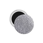 Silver Glitter Texture, Light Creative Background 1.75  Magnets