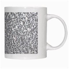 Silver Glitter Texture, Light Creative Background White Mug from ArtsNow.com Right