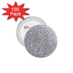 Silver Glitter Texture, Light Creative Background 1.75  Buttons (100 pack) 