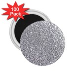 Silver Glitter Texture, Light Creative Background 2.25  Magnets (100 pack) 