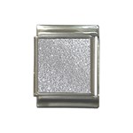 Silver Glitter Texture, Light Creative Background Italian Charm (13mm)